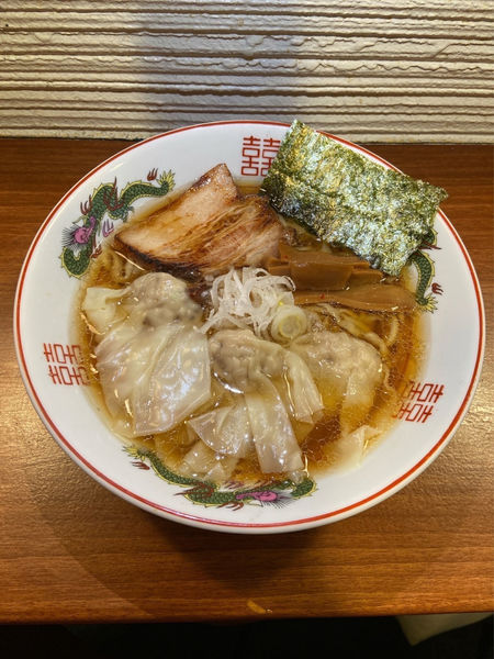 「ワンタン麺」@ラーメン ハナレの写真