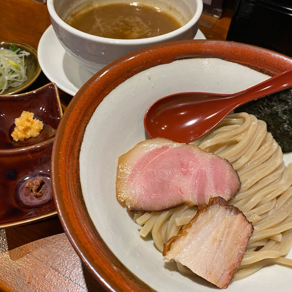 「つけ麺」@長男、ほそのたかしの写真