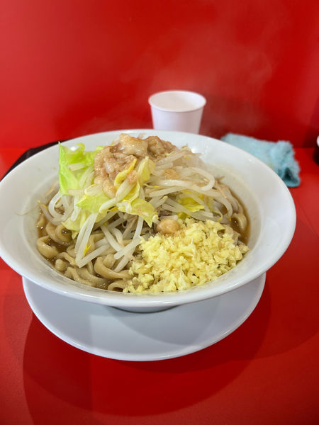 「ラーメン　麺300g」@ラーメン ノックアウトの写真