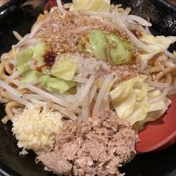 ニンニクアブラそば（醤油大盛）¥990