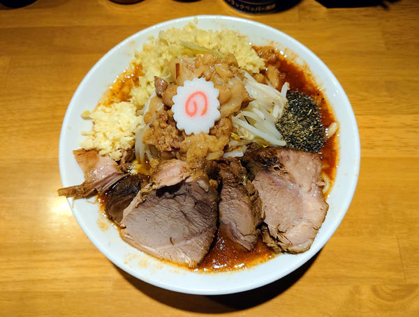 「トマティーナ(小)+豚1枚+しょうが」@麺屋 神工の写真