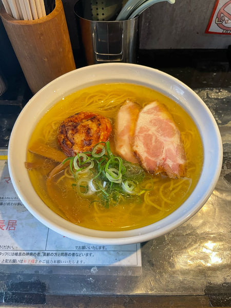 「塩ラーメン　大盛」@中華そば かなでの写真