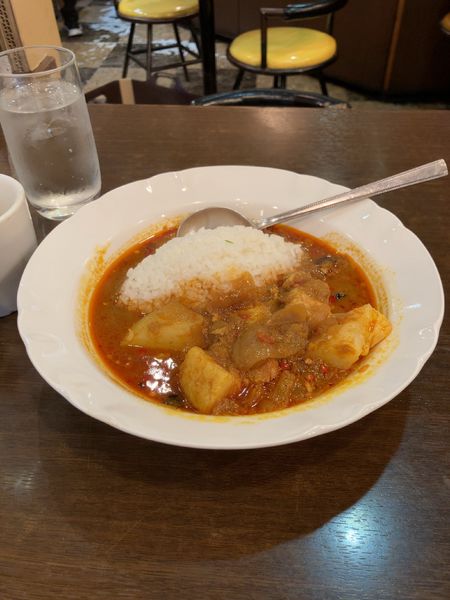 「印度ポークカリー　大辛　1030円」@トプカ 淡路町本店の写真