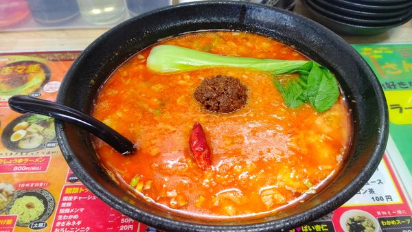 「金沢担々麺８８０円（９辛）」@ラーメンとんとん CCZ店の写真