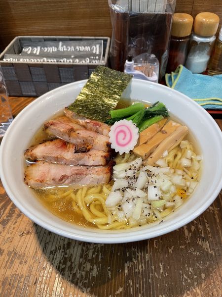 「鷄中華そば（塩）」@麺屋たつみ 喜心 狭山店の写真
