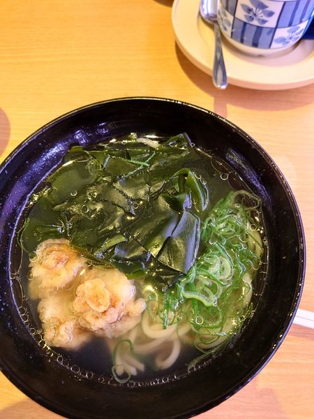 「鯛ダシワカメラーメン塩」@スシロー 新横浜店の写真