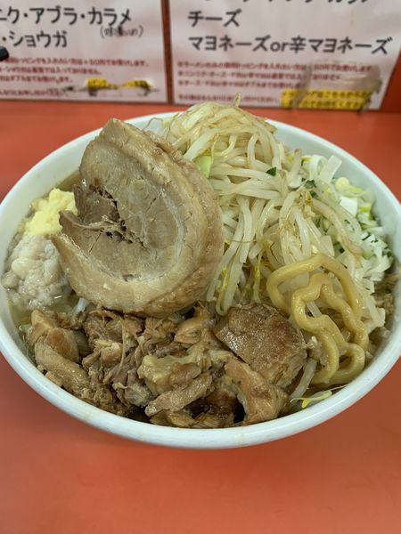 「小ラーメン ほぐし豚」@らー麺 ぶたのジョーの写真