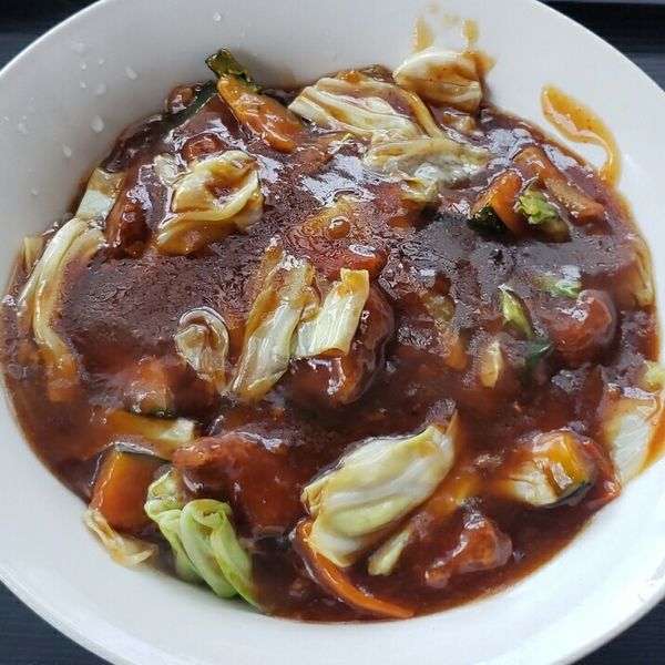 「スタミナラーメン（冷）￥７００→￥０（クーポン券利用）」@麺屋もんじの写真