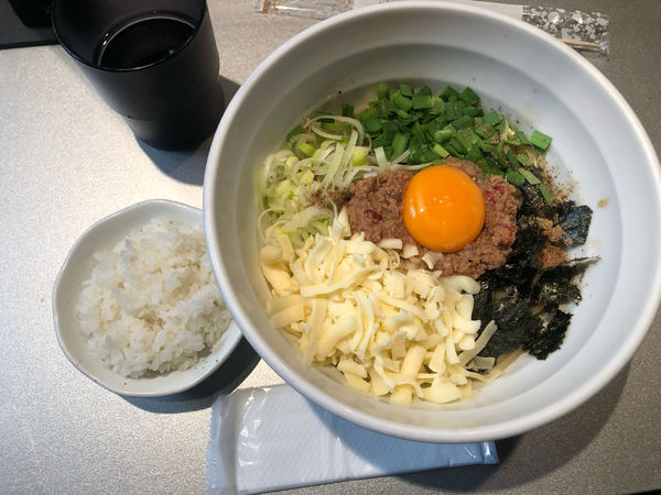 「まぜそば (650円)」@天雷軒 神谷町の写真