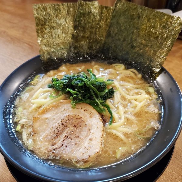 「豚骨ラーメン/醤油(¥730)」@横浜家系ラーメン 安浦家の写真