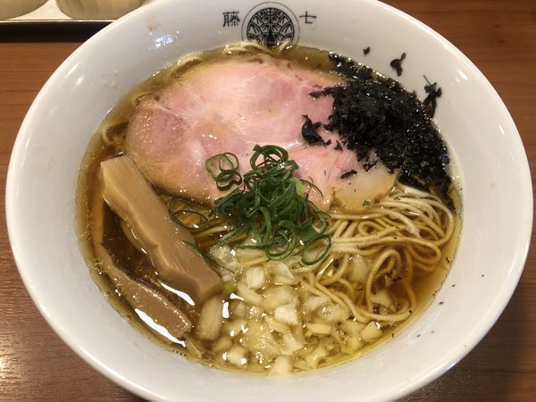 「【昼・夜限定15食】煮干魚介らぁ麺（850円）」@らぁ麺とうひちの写真