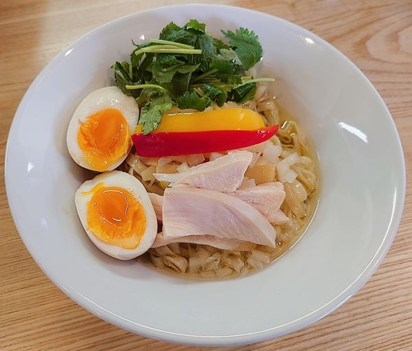 「奥美濃古地鶏の脂そば【期間·数量限定】」@麺 㐂色の写真