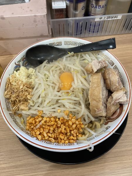 「小ラーメン 汁なし」@豚山 池袋西口店の写真