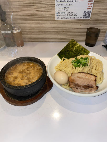 「辛刺激つけ麺大盛り味玉3辛¥950円」@ぶっと麺 しゃにむにの写真