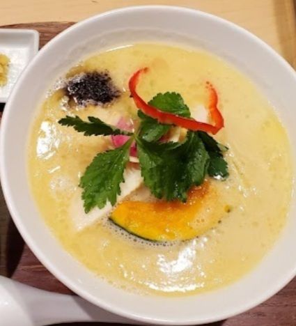 「鶏白湯soba」@銀座 篝 本店の写真