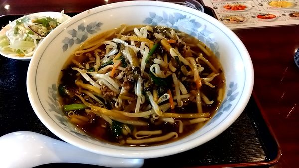 「高菜もやしそば（７００円　日替わりランチ）」@香園 鴨居店の写真