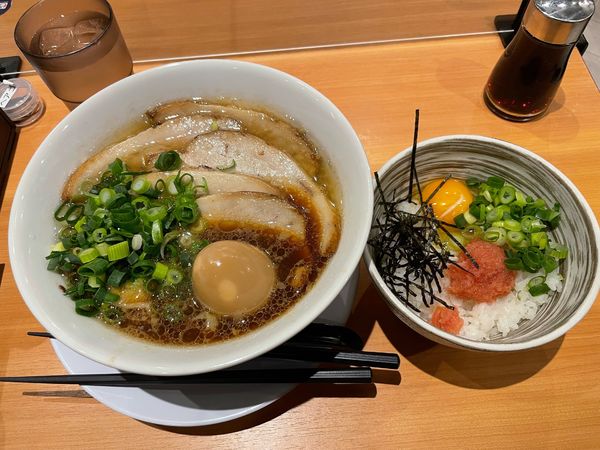「是チャーシュー麺　煮卵入り」@麺lab.日日の写真