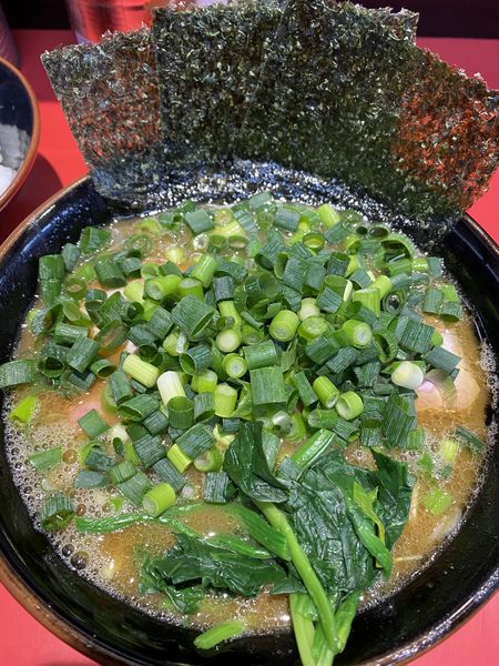 「ラーメン＋万能ネギ＋ライス」@横浜ラーメン 真砂家の写真
