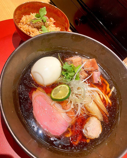 「特製紀州鴨中華そば」@鴨中華そば 楓の写真