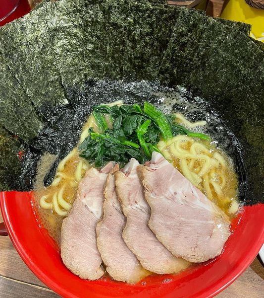 「チャーシューメン+ランチセット+海苔増し」@吉祥寺 武蔵家 両国店の写真