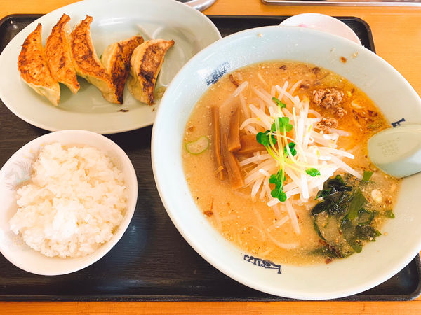 「Bランチ　味噌ラーメン」@ピリカ 新田店の写真