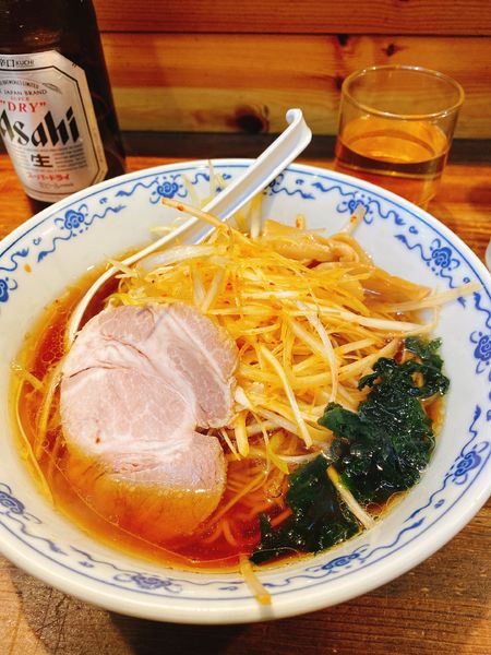 「ネギラーメン　680円」@市々ラーメン 柏駅西口店の写真