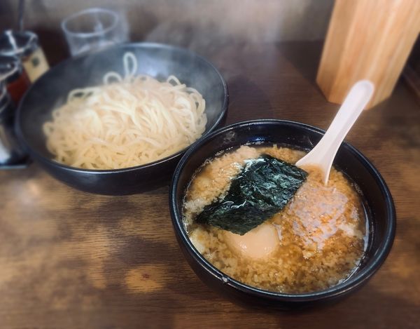 「温つけ麺（アブラ多め￥900）」@蔵前元楽 総本店の写真