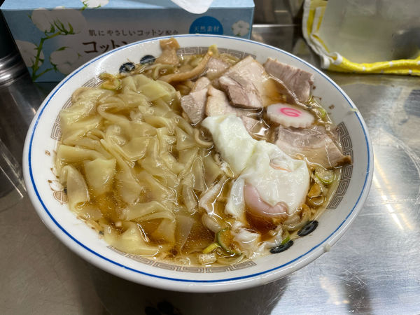 「チャシューワンタンメン + 半熟玉子」@中華そば みたかの写真