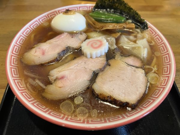 「火曜日限定・生姜醤油ラーメン」@麺切り 白流の写真