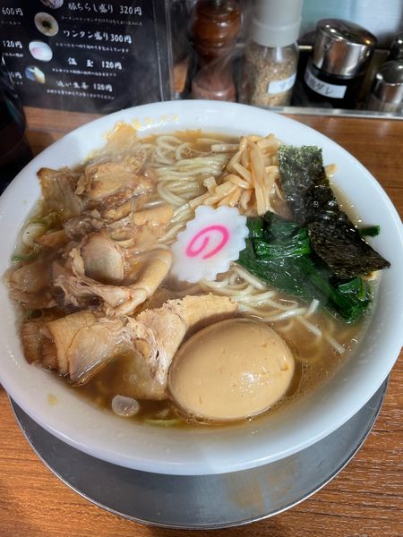 「白玉生姜ラーメン（麺大盛）」@長岡生姜ラーメン しょうがの湯 渋谷総本店の写真