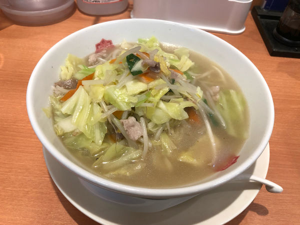 「野菜たっぷりタンメン」@日高屋 西新宿1丁目店の写真