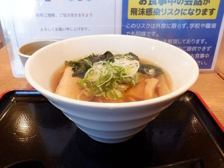 「醤油ラーメン」@甘楽パーキングエリア 下り線 スナックコーナーの写真