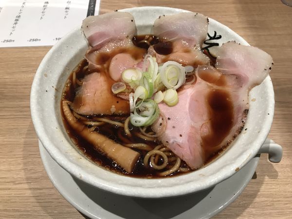 「黒竹 850円」@麺屋 優光 銀座店の写真