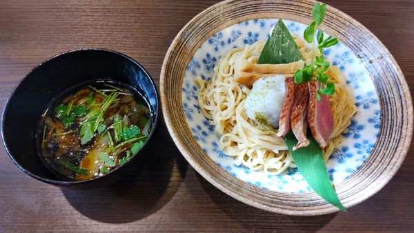 「鴨つけ麺大盛り1050円」@㐂りん食堂の写真