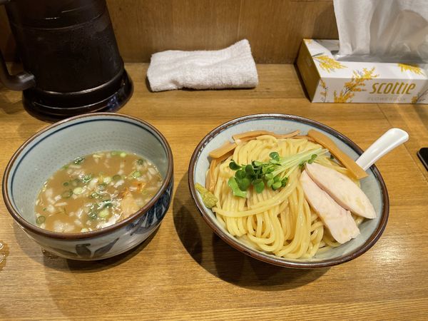 「魚貝塩つけ麺」@鼈の写真
