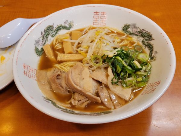 「支那そば(小)」@支那そば よあけ 駅前店の写真