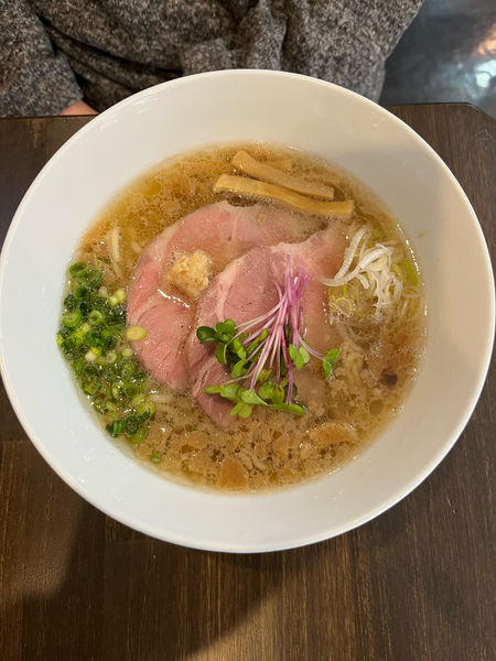 「【限定】背脂生姜スープのしおらーめん 1,000円」@町田汁場 しおらーめん 進化の写真