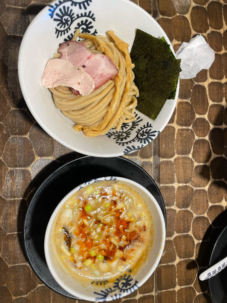 「海苔海老つけ蕎麦」@特級鶏蕎麦 龍介の写真