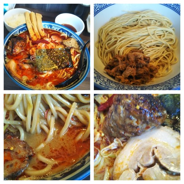 「濃厚狼煙ラーメン大盛り（カレー）➕半ライス」@狼煙 〜NOROSHI〜の写真