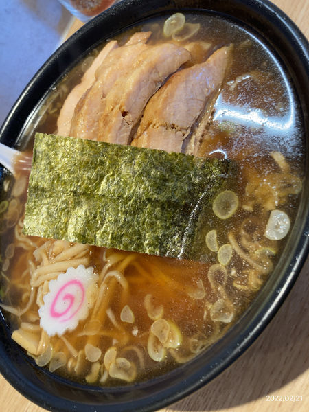 「豚魚介中華そば(1100円)」@麺や独歩 昭島本店の写真