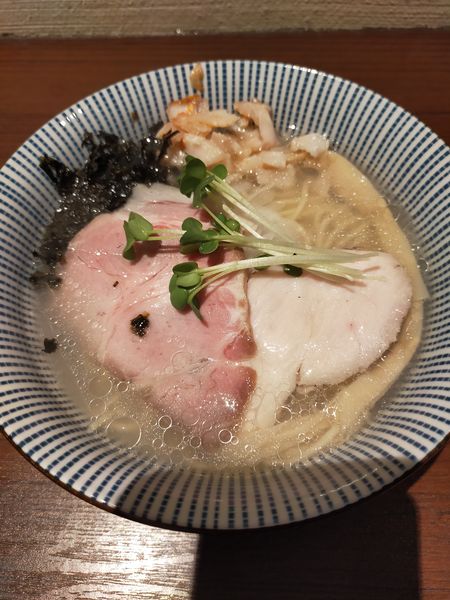 「魚介そば」@旬菜麺屋 雅流の写真