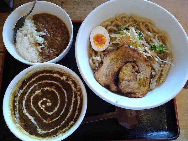 「カレーつけ麺（あつもり）￥870」@和風らーめん 凪の写真