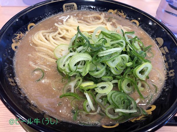 「超こってり(1220円)、ライス中(220円)」@天下一品 岩槻店の写真