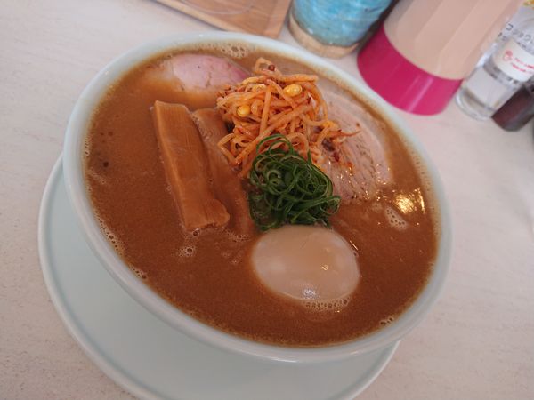 「限定 津軽味噌そば 味玉 1050円」@青森中華そば オールウェイズの写真