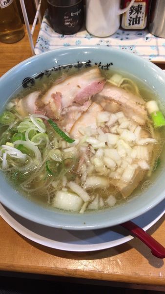 「中華そば　塩」@フジサワ中華そば 日比野店の写真