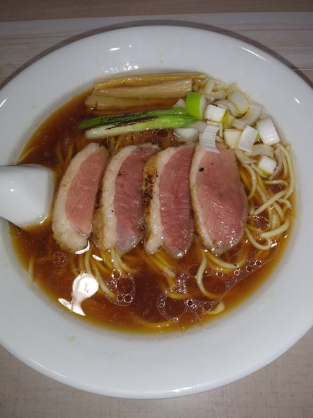 「鴨そば」@中華そば ふじ野の写真