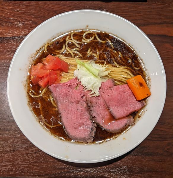 「らーめん　830円」@牛骨らーめん 牛王の写真