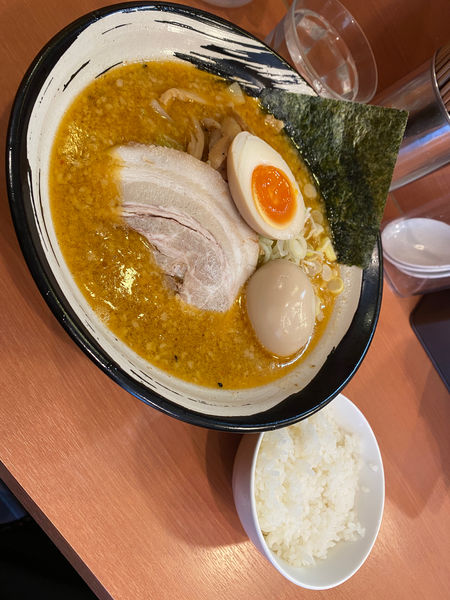 「味噌らーめんセット🍜🍚🥢」@らーめん香月 新橋店の写真