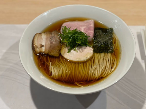 「醤油そば+トリュフ和え玉」@清湯醤油 ほし乃の写真