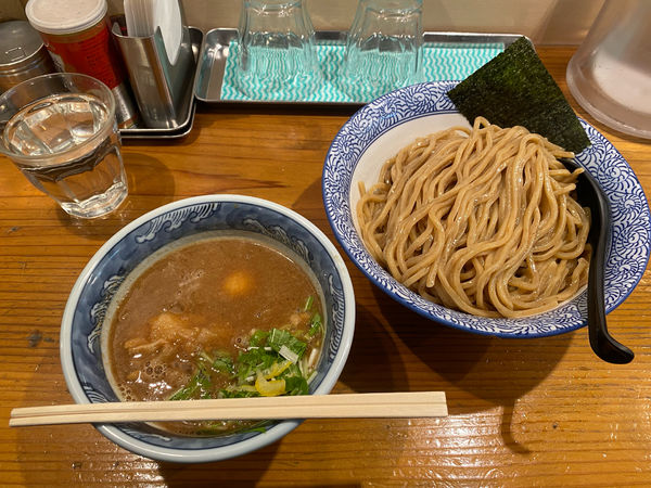 「濃厚つけ麺（味玉入）」@道玄坂マンモスの写真